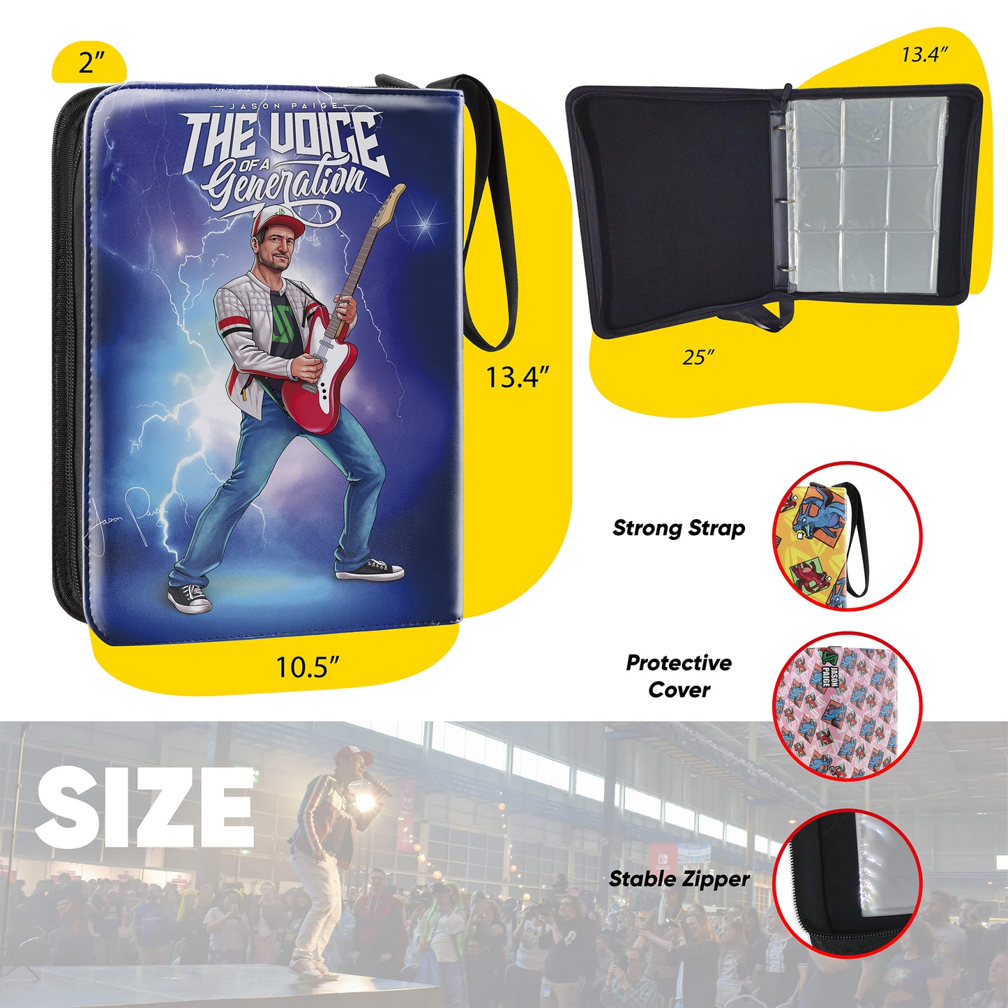 Voice of a Generation Blue Thunder Classic Binder (Large or Small)