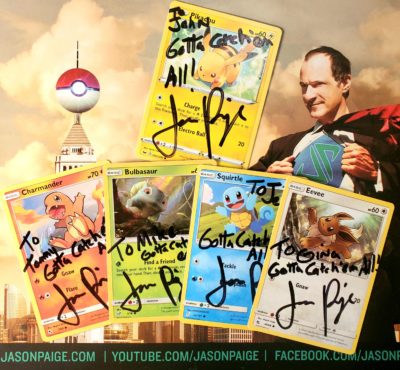 Gotta Sign 'em All! - First Set -5 Signed Pokemon cards for the price of 4!