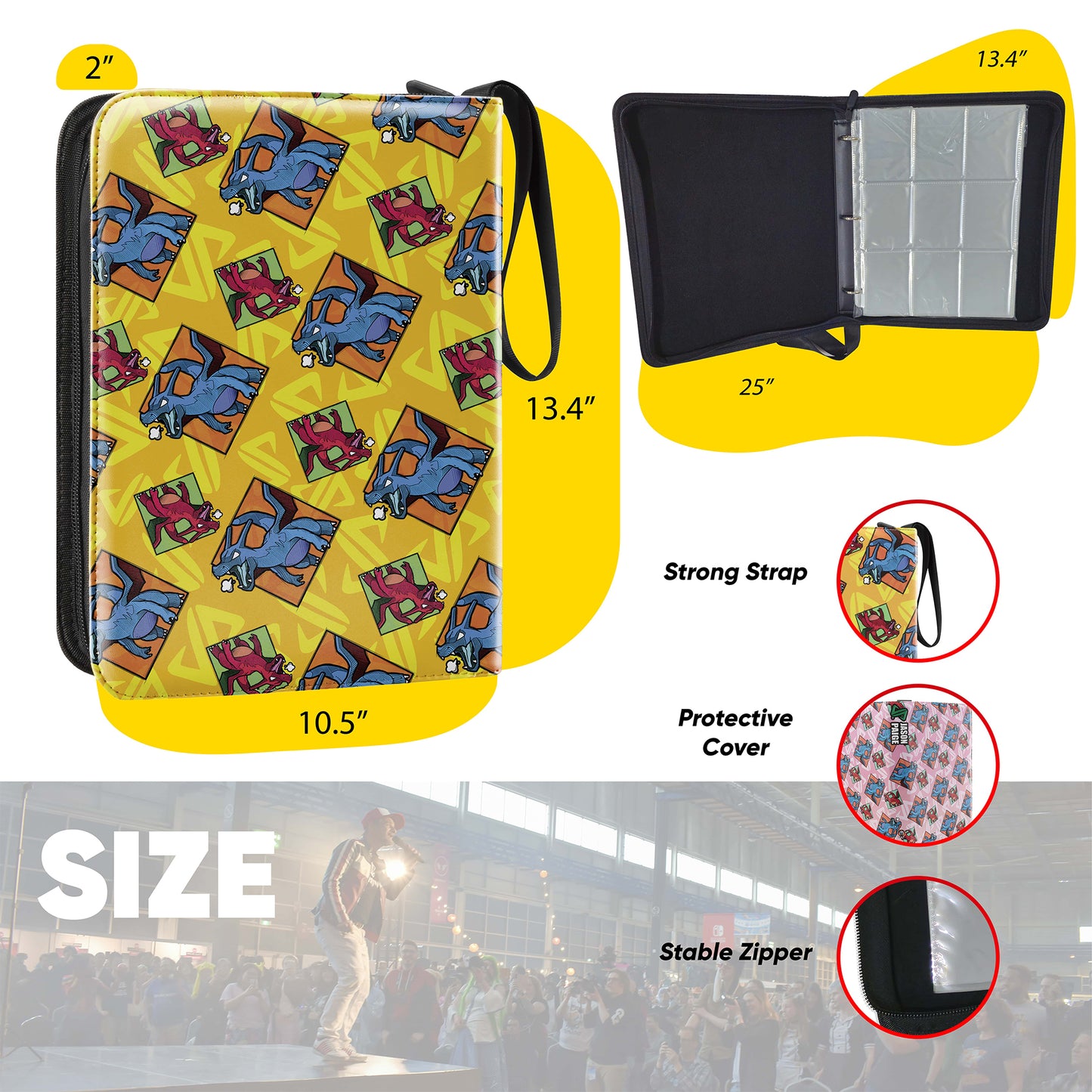 Yellow Zards Pattern (Classic, Large or Small)