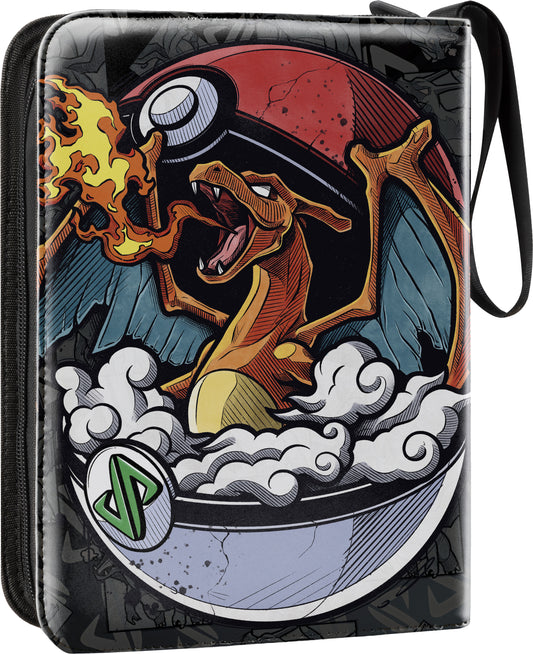 Large black Great Fire Dragon Binder,